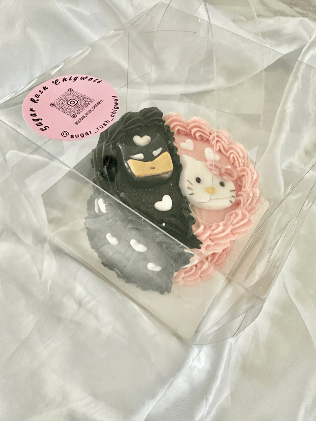 Hello Kitty & Batman Birthday cake