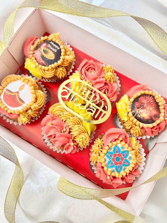 Diwali Bento Cake & Cupcakes