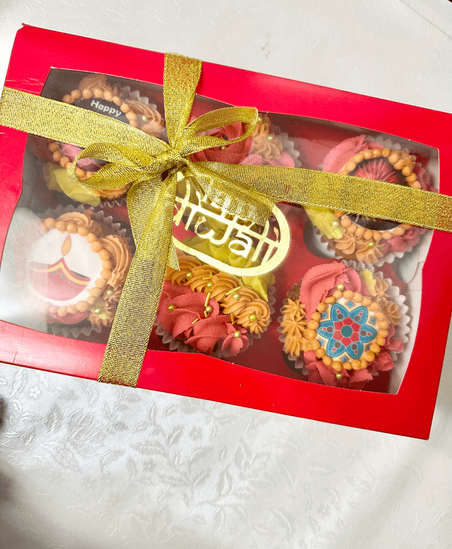 Diwali Bento Cake & Cupcakes