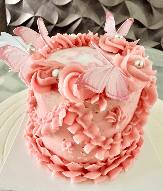 Oh Baby Pink Birthday cake