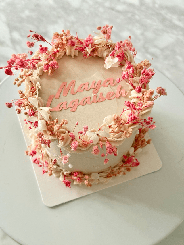 Floral Birthday/ Wedding cake