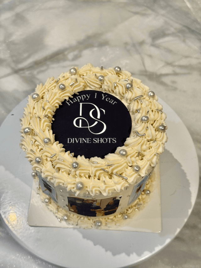 First Anniversary Corporate Business Cake