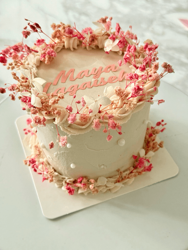 Floral Birthday/ Wedding cake