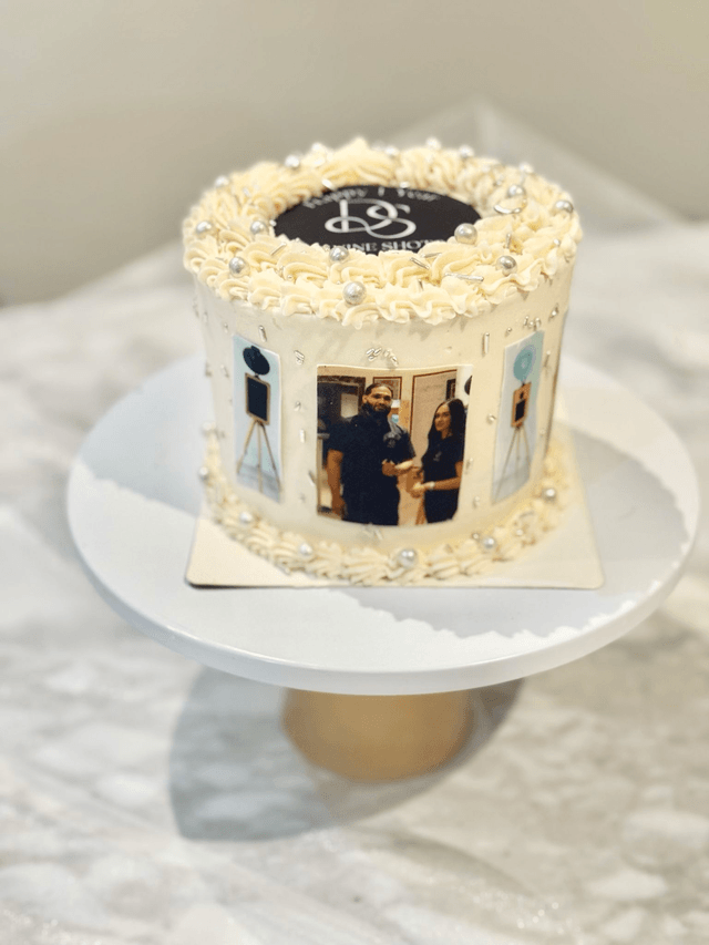 First Anniversary Corporate Business Cake