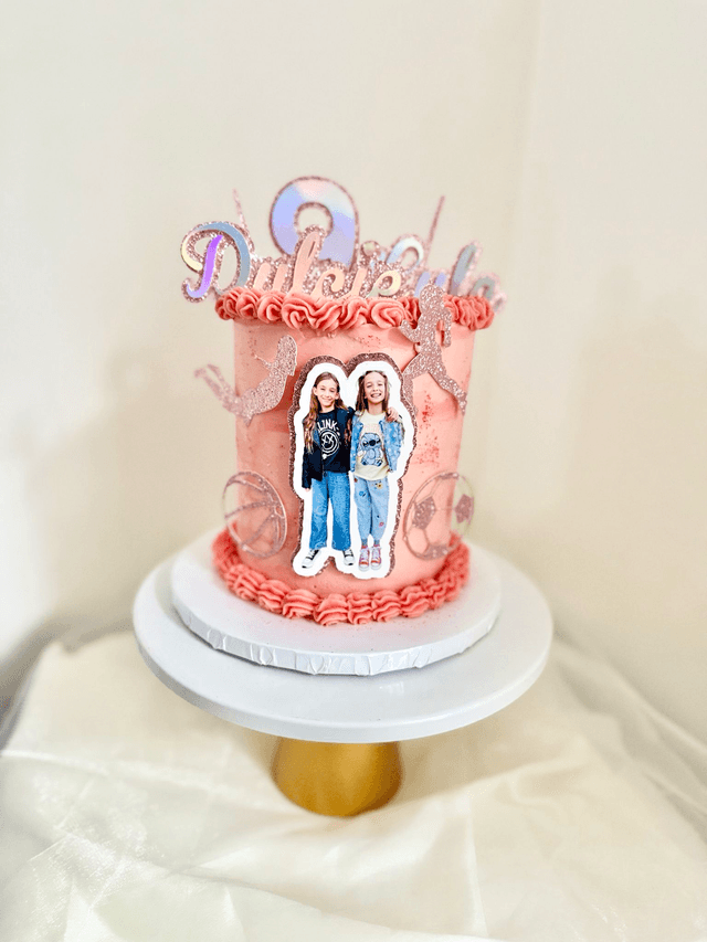 Twins Sports Birthday Cake