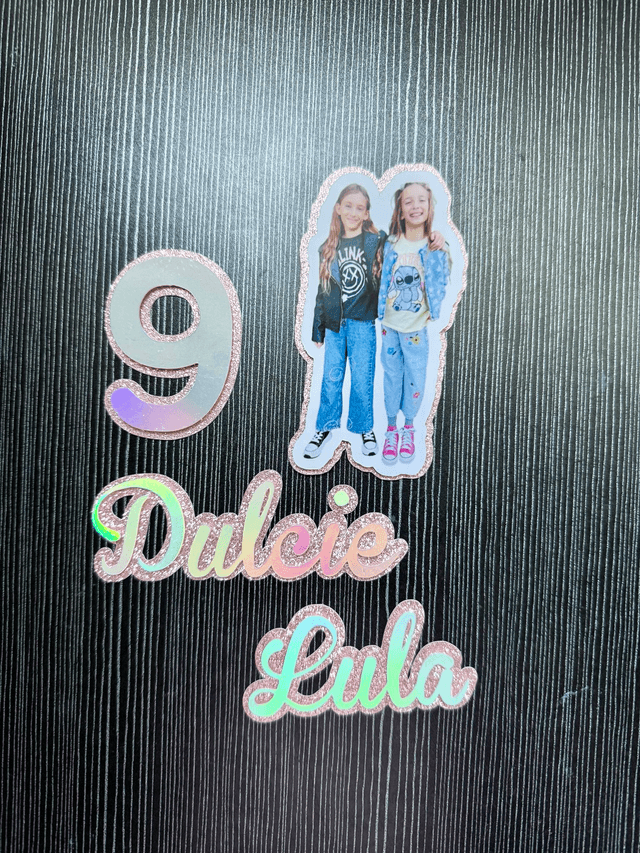 Personalised Photo Cake toppers