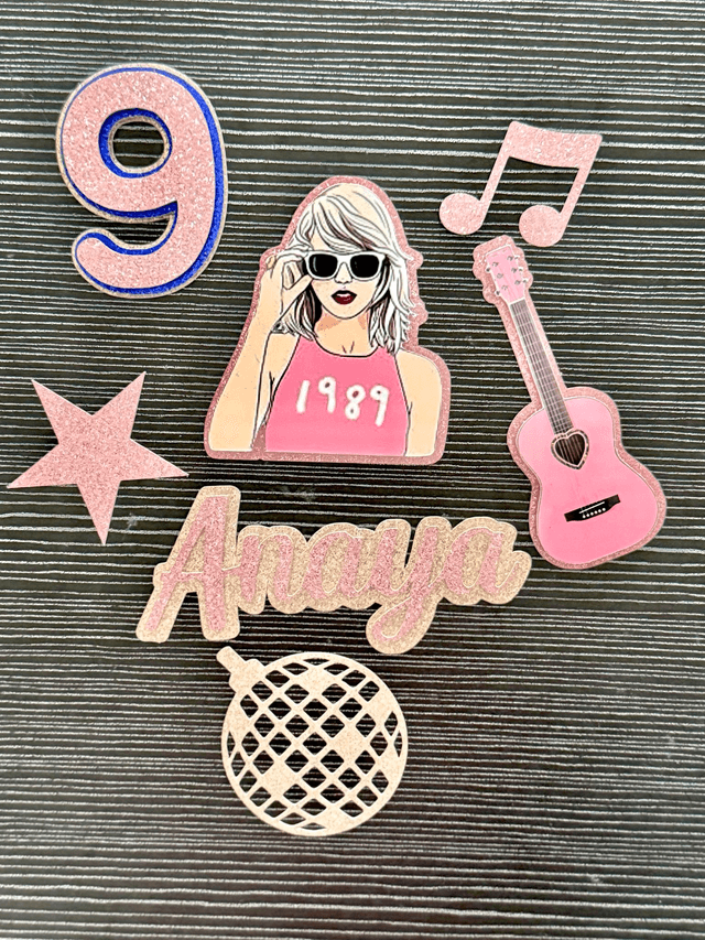 Personalised Taylor Swift Cake toppers