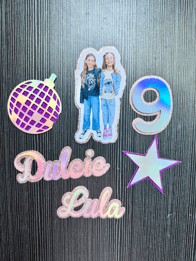 Personalised Photo Cake toppers
