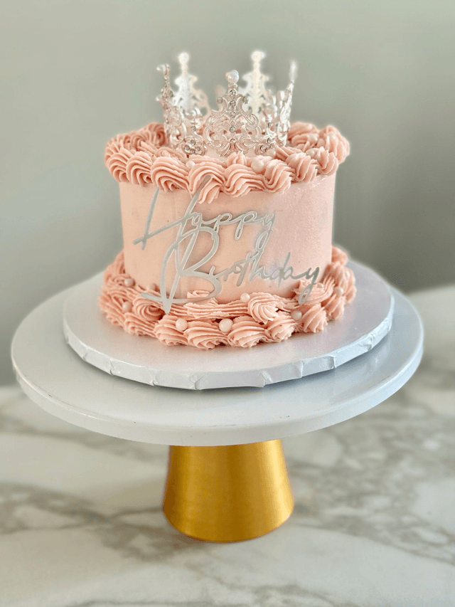 Princess Crown Birthday cake