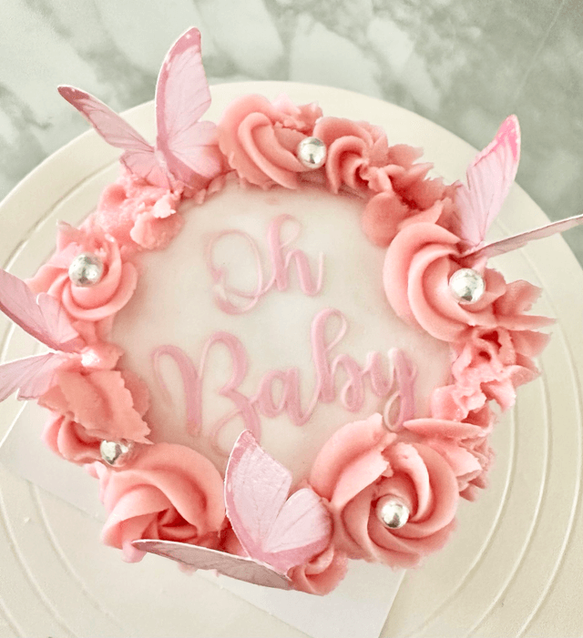 Oh Baby Pink Birthday cake
