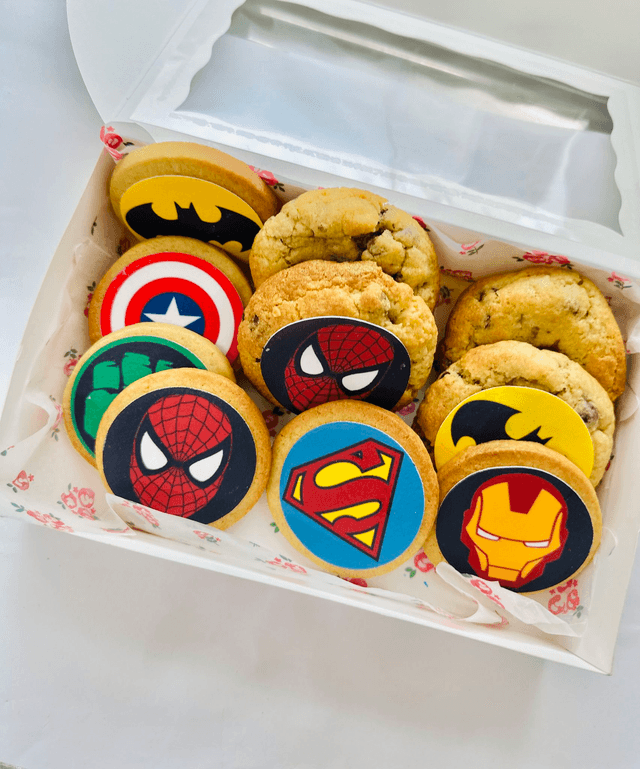 Super Hero Cookies Biscuits  x 6