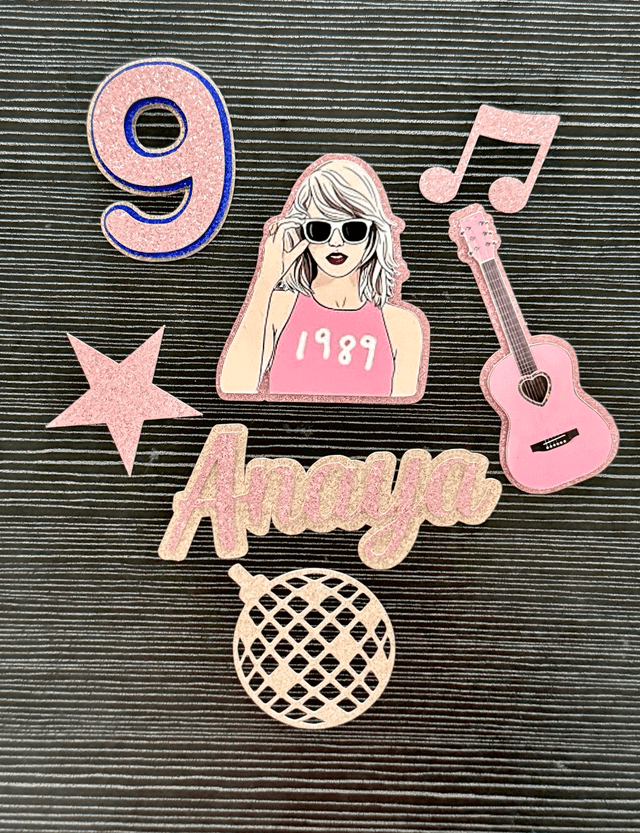 Personalised Taylor Swift Cake toppers