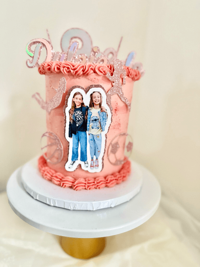 Twins Sports Birthday Cake