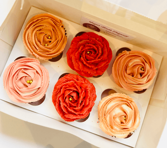 Ramadan EID Mubarak Cupcakes Box