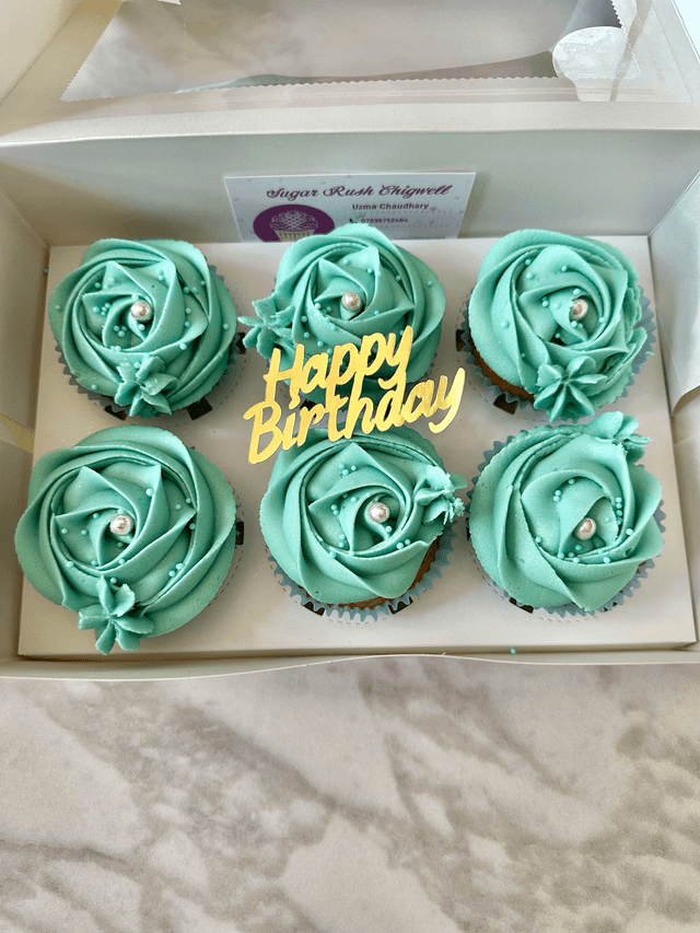 Ramadan EID Mubarak Cupcakes Box