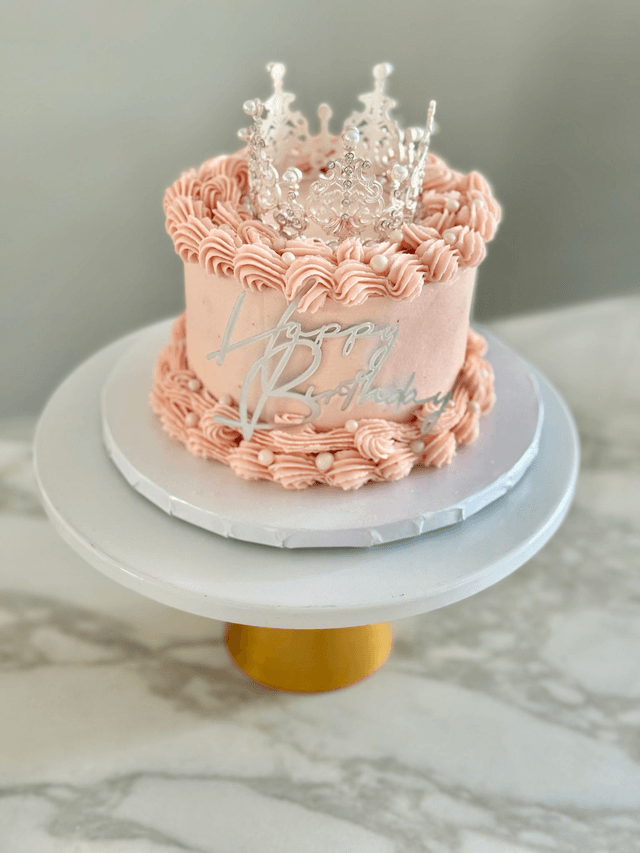 Princess Crown Birthday cake